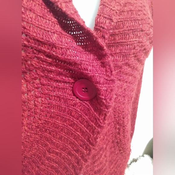 Rue 21 Woman's large red cardigan - Picture 2 of 4